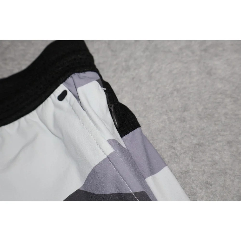 Greyson Lined Gym Shorts Stretch Mens 2XL Gray Camo Gym Workout 6.5 Inseam